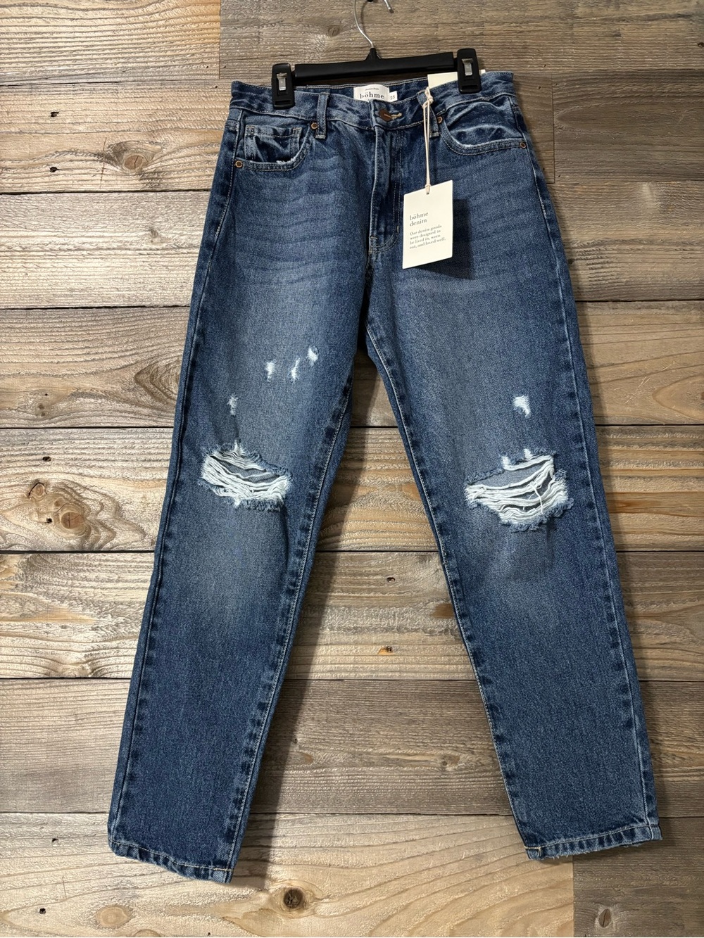 NWT Bohme Distressed Jeans